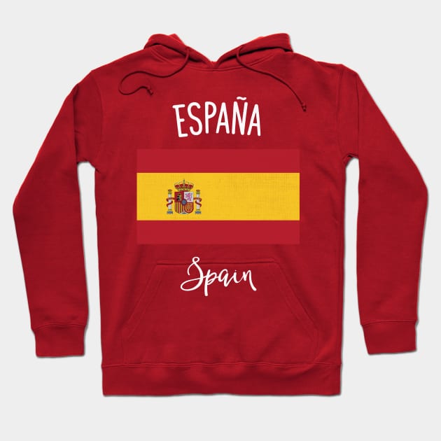 Spain Flag Hoodie by phenomad